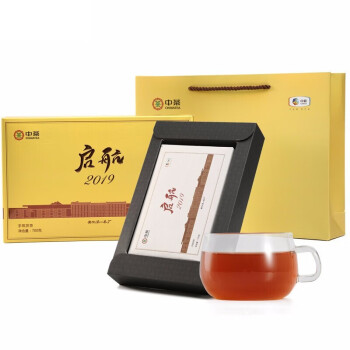 中茶中粮牌 湖南安化黑茶 2019年启航金花手筑茯茶 3kg 盒 3kg/盒