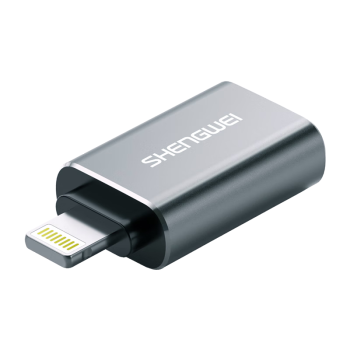 胜为（shengwei）苹果otg转接头支持U盘Lightning转USB转换器支持平板手机USB插口外接U盘/鼠标/键盘/相机ELU0001J