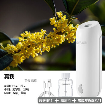 小白香薰机精油 智能小白香薰机家用室内香氛机精油专用厕所自动喷香