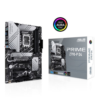 华硕（ASUS）PRIME Z790-P D4 台式机电脑主板 支持 DDR4 CPU 13900K/13700K