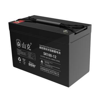 山克SK100-12 UPS不间断电源电池 铅酸免维护蓄电池12V100AH