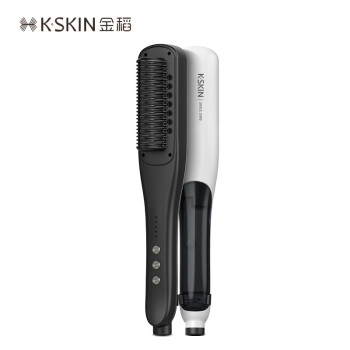 金稻（K·SKIN）金稻 (K-SKIN)蒸汽直发梳补水护发抗毛躁拉直夹板 KD880白色