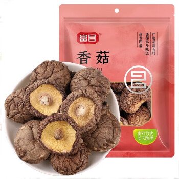 富昌食品 香菇150g/袋 菌菇山珍特产菌菇包煲汤食材 3袋起售