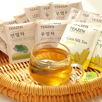 茶美安teazen玉米须茶40袋/盒 韩国进口养生花草茶 独立小包装茶包
