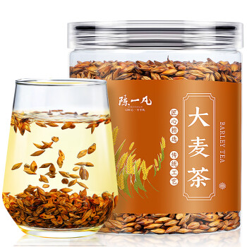 陈一凡 大麦茶原味烘焙型 精选大颗粒炒麦芽五谷茶养生花草茶350g