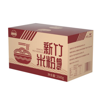 品冠膳食 新竹米粉米线台湾风味炒米粉细粉干2.5kg/5斤