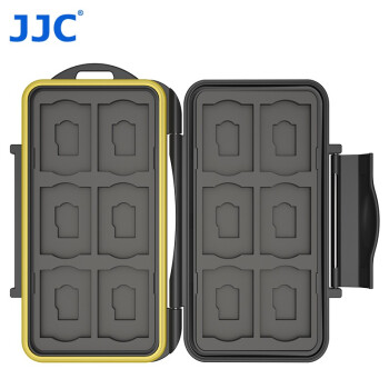 JJC SD卡盒 TF储存卡收纳盒子 手机内存卡保护盒 相机存储卡卡包卡套Miscro SD卡配件 佳能索尼尼康单反配件