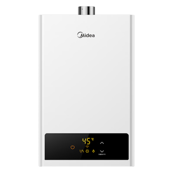 美的（Midea）12升水气双调智能家电恒温 自动变升多重安防 LED大屏燃气热水器天然气JSQ22-12HWF