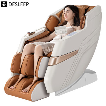 迪斯(Desleep)休闲按摩椅家用T150L柠檬黄 智能3D仿真机芯 6大按摩手法 多套按摩程序体验 温感热敷