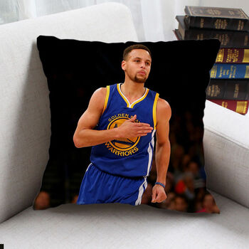 nba球星斯蒂芬库里抱枕海报周边靠枕被创意diy生日礼物图片定制六一