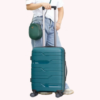 立都（LIDU）行李箱旅行箱学生拉杆箱密码登机箱绿色24英寸下单备注颜色