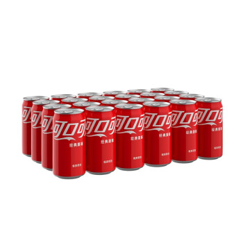 可口可乐（Coca-Cola） 汽水 碳酸饮料 200ml*24罐 新老包装随机发货