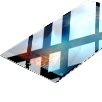 毕亚兹 适用苹果2018/17款iPad钢化膜 Air2/1/Pro9.7英寸高清玻璃保护膜 ipad5/6淡化指纹贴膜 PM-13