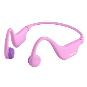 飞利浦（PHILIPS）骨传导蓝牙耳机儿童无线耳机骨传导耳机TAK4607紫色