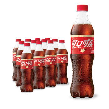 可口可乐（Coca-Cola）香草味可乐汽水 碳酸饮料 500ml*12瓶 整箱装