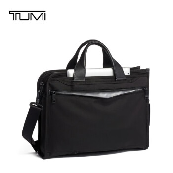 途明（TUMI）TUMI ALPHA系列男士商务旅行高端时尚公文包 02603110D3 黑色 