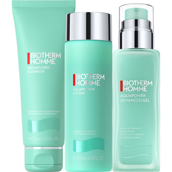 碧欧泉（BIOTHERM）男士水动力三步曲护肤品套装(洁面乳+爽肤水+保湿乳)水乳保湿套装