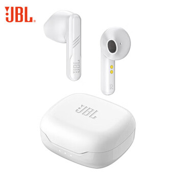 JBL小晶豆蓝牙耳机C260TWS 半入耳音乐耳机 运动防汗耳机 AI主动深度通话降噪无线耳机C260TWS  白色