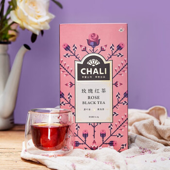茶里（CHALI）玫瑰红茶盒装54g（18包） 