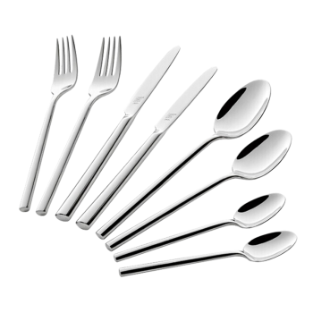 双立人（ZWILLING）餐具套装勺子汤勺饭勺水果叉刀叉不锈钢咖啡勺西餐餐具8件套