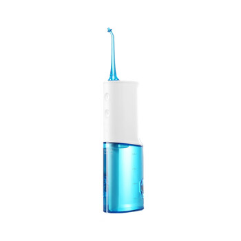小米有品素士冲牙器持久续航便携式冲牙器 洁牙器 牙套清洗 天空蓝W3 Pro 【可支持logo 印制】 