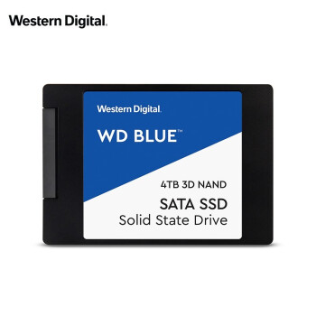 西部数据 WD WDS400T2B0A 4T SSD固态硬盘 SATA3.0 Blue系列 3D技术 高速读写