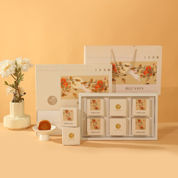 畅宝森月饼盒 国潮送礼月饼包装空盒(6粒) 多款可选 5件起购 JR1