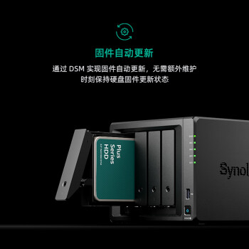 群晖（Synology）DS224+NAS配2块8TB群晖HAT3310硬盘套装 数据备份一体机