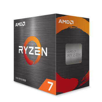 AMD 锐龙7 5800X处理器(r7) 8核16线程 加速频率至高4.7GHz 105W AM4接口 盒装CPU