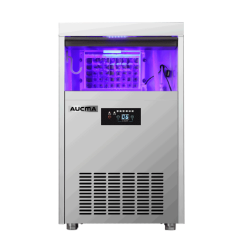 澳柯玛（AUCMA）风冷制冰机商用全自动造冰机大冰格冰块机奶茶酒吧饮品店大型50冰格 AZK-60NE