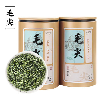 骏江南茶叶 2024新茶春茶 毛尖绿茶 圆金特级茶叶礼盒装250g送长辈送礼