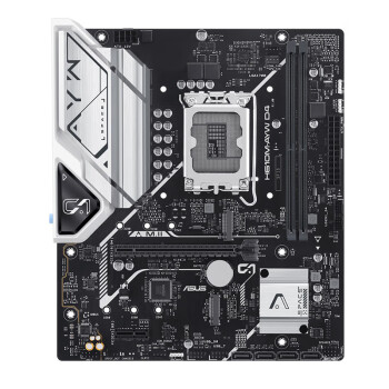 ASUS华硕 H610M-AYW D4主板 支持 CPU G6900/12400F/12100F/13100F（Intel H610/LGA 1700）商用