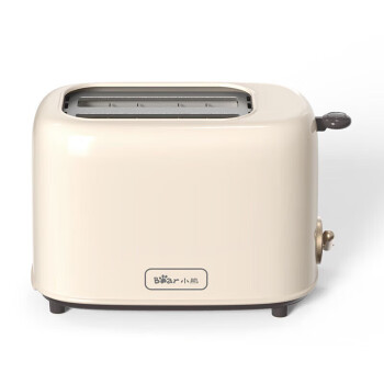 小熊 轻食机 家用多功能多士炉烤面包机 不锈钢烤吐司机 6档烘烤带防尘盖 DSL-C02K8