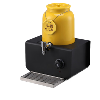 维纳仕自助餐陶瓷牛奶鼎电热咖啡鼎酒店保温鼎商用10L单头黄色饮料机