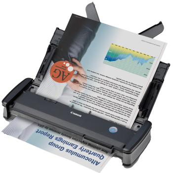 佳能（Canon）P-215II 专业高速文档扫描仪 便携式自动进纸双面彩色名片扫描仪 文档合同发票扫描仪