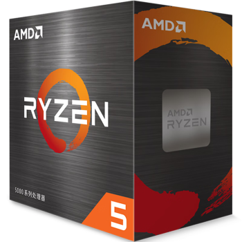 AMD 锐龙5000系列 锐龙5 5500 处理器(r5)7nm 6核12线程 加速频率至高4.2GHz 65W AM4接口 盒装CPU