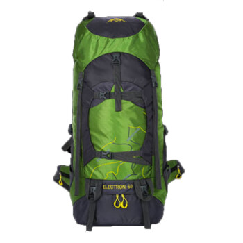 户外尖锋（HU WAI JIAN FENG）户外登山包大容量男士旅行背包双肩包时尚高中学生书包56-75L绿色
