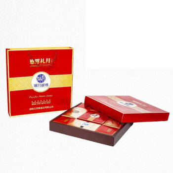 汪師傅食品 WAng SHI Fu 感恩礼月红色中秋节礼盒1030g9味9饼买一送一
