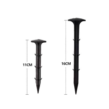 漫德莱 防草布地钉100个长约11cm 园艺地布 防园艺地布草布大棚地布
