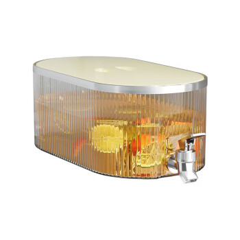 贝瑟斯 冰箱冷水壶大容量家用车载饮料桶水果茶桶凉水壶带水龙头5L
