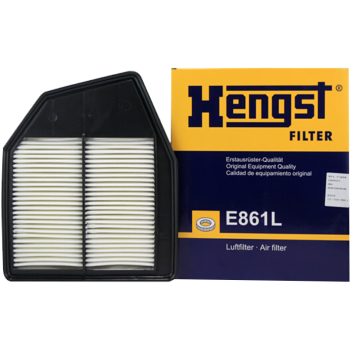 汉格斯特Hengst空气滤清器*E861L(适配08-13款第八代雅阁 2.4L/12-16款本田歌诗图 2.4L)