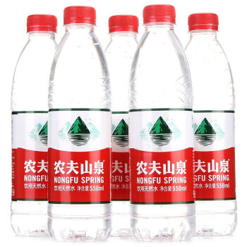 农夫山泉饮用天然水550ml*12瓶 整箱弱碱性瓶装水农夫矿泉水饮用水