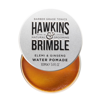 HAWKINS & BRIMBLE霍金斯小银罐水基发油发蜡头发泥男士理容定型造型礼物 男