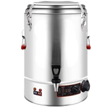 TYX   电热保温桶大容量商用不锈钢桶一体电加热汤桶蒸煮粥开水桶烧水桶   60L带龙定时蒸煮桶