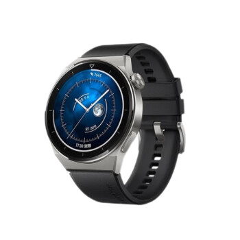 华为HUAWEI WATCH GT 3 Pro 黑色氟橡胶表带 46.6mm表盘 华为手表 运动智能手表 健康管理 腕上微信 强劲续航
