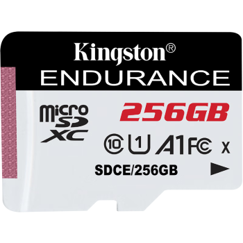 金士顿（Kingston）256GB 读速95MB/s U1 A1 switch内存卡 行车记录仪&家庭监控摄像专用 TF（MicroSD）存储卡