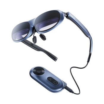 Rokid Max+Station 若琪智能AR眼镜 便携高清3D巨幕游戏观影 直连ROG掌机 手机电脑投屏非VR眼镜一体机