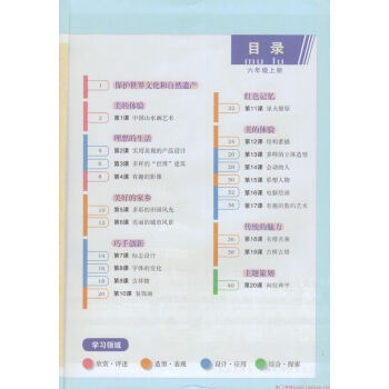 xy xl kb 赣美版 小学美术六年级上册 教科书教材课本 美术6年级上册