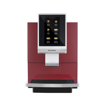 咖博士（Dr.coffee）H08全自动意式美式咖啡机磨豆萃取家用咖啡机 酒红