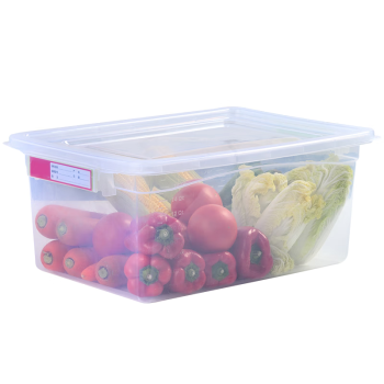 特美居（temeiju）塑料保鲜盒冰箱收纳盒食品收纳盒标示透明标识储物密封大容量20L